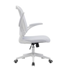SILLA OFICINA MOD. FAMAR C/ BLANCAY GRIS  - ESTRUCTURA BLANCA