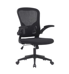 Silla oficina mod. Famar c/ negro - estructura negra