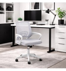 SILLA OFICINA MOD. VORA C/ BLANCO - ESTRUCTURA BLANCA