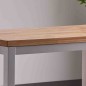 Mesa cocina fija mod. Daltona tapa roble - pata blanca Mesa cocina fija mod. Daltona tapa roble - pata blanca