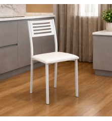 Silla cocina mod. Juliana c/ blanco y en negro