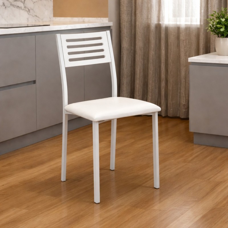 Silla cocina mod. Juliana c/ blanco y en negro Silla cocina mod. Juliana c/ blanco y en negro