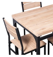 CONJUNTO MESA + 4 SILLAS MOD. COSAKA