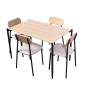 Conjunto mesa + 4 sillas mod. Neva Conjunto mesa + 4 sillas mod. Neva