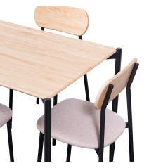CONJUNTO MESA + 4 SILLAS MOD. NEVA