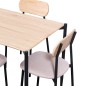 Conjunto mesa + 4 sillas mod. Neva Conjunto mesa + 4 sillas mod. Neva
