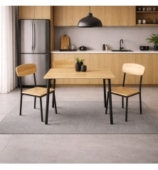 CONUNTO MESA + 2 SILLAS MOD. KESEN