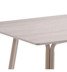 MESA FIJA MOD. ARIADNA  - PATA CREMA 110X70 CM