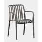 Silla mod. Ivin de pp c/ blanco y antracita