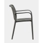 Silla mod. Ivin de pp c/ blanco y antracita
