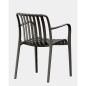 Silla mod. Ivin de pp c/ blanco y antracita