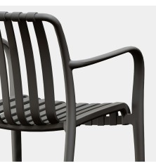 SILLA MOD. IVIN DE PP C/ BLANCO Y ANTRACITA