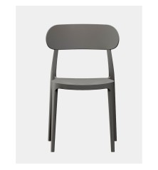 SILLA MOD. FERE DE PP C/ BLANCO y ANTRACITA