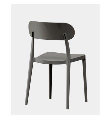 SILLA MOD. FERE DE PP C/ BLANCO y ANTRACITA