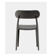 SILLA MOD. FERE DE PP C/ BLANCO y ANTRACITA