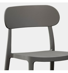 SILLA MOD. FERE DE PP C/ BLANCO y ANTRACITA