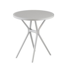 MESA VELADOR MOD. NARA DE PP C/ BLANCO Y ANTRACITA