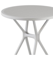MESA VELADOR MOD. NARA DE PP C/ BLANCO Y ANTRACITA