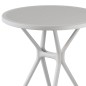 Mesa velador mod. Nara de pp c/ blanco y antracita