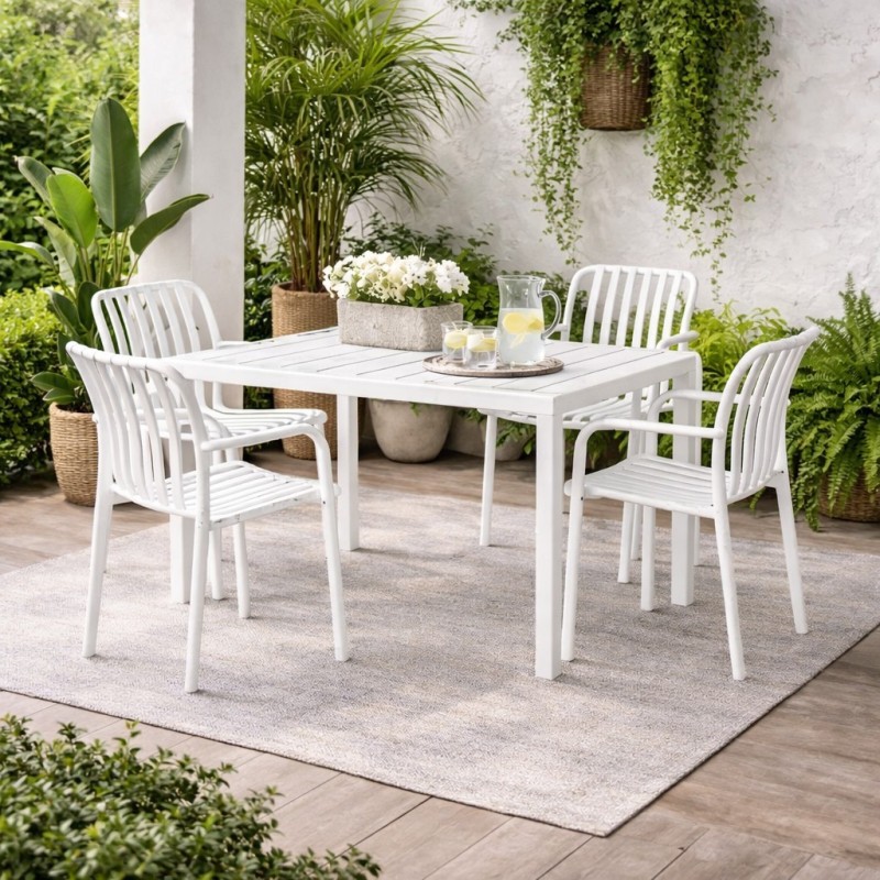 Mesa comedor mod. Eber pp c/ blanco y antracita 120*80 Mesa comedor mod. Eber pp c/ blanco y antracita 120*80