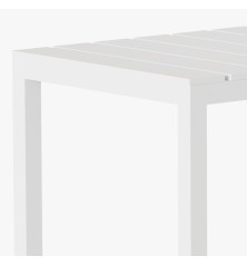 MESA COMEDOR MOD. EBER PP C/ BLANCO Y ANTRACITA  120*80