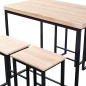 Conunto mesa alta + 4 taburetes mod. Nagore