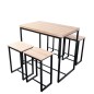 Conunto mesa alta + 4 taburetes mod. Nagore