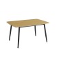 MESA COMEDOR FIJA TAPA MDF MOD.HUDSON NEGRO MESA COMEDOR FIJA TAPA MDF MOD.HUDSON NEGRO