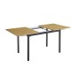 MESA RECTANGULAR EXT.TAPA MDF MOD.CAMDEN NEGRO