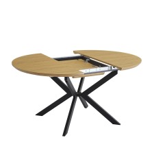 MESA EXTENSIBLE TAPA MDF MOD.WINSOR NEGRO