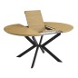 MESA EXTENSIBLE TAPA MDF MOD.WINSOR NEGRO