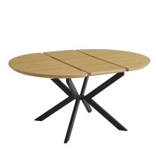MESA EXTENSIBLE TAPA MDF MOD.WINSOR NEGRO
