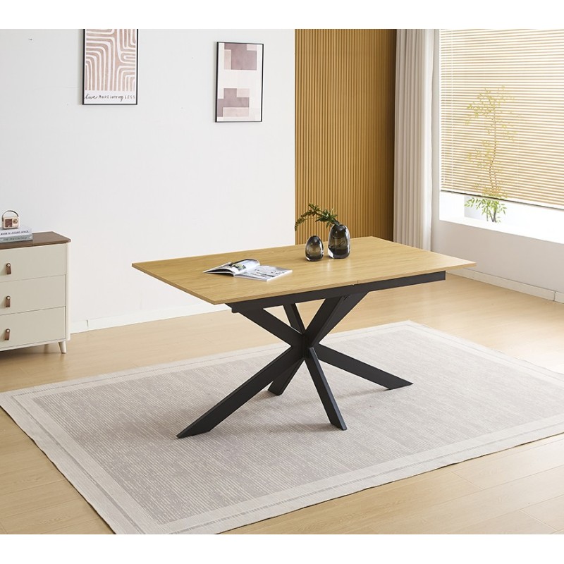 MESA EXTENSIBLE TAPA MDF MOD.KELLER NEGRO MESA EXTENSIBLE TAPA MDF MOD.KELLER NEGRO