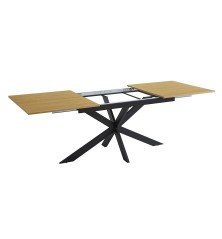 MESA EXTENSIBLE TAPA MDF MOD.KELLER NEGRO