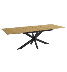 MESA EXTENSIBLE TAPA MDF MOD.KELLER NEGRO