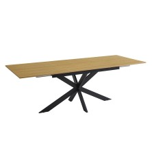 MESA EXTENSIBLE TAPA MDF MOD.KELLER NEGRO
