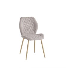 Silla mod. Selma tap. beig y gris