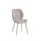 Silla mod. Selma tap. beig y gris