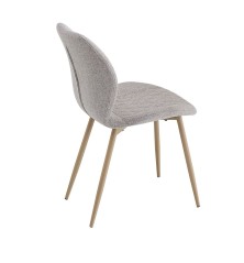 SILLA MOD. SELMA  TAP. BEIG Y GRIS