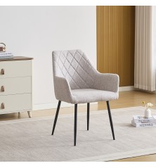 SILLON MOD.DEVON TAP. BEIG Y GRIS