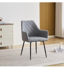 Sillon mod. Devon tap. beig y gris