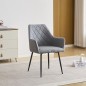 Sillon mod. Devon tap. beig y gris