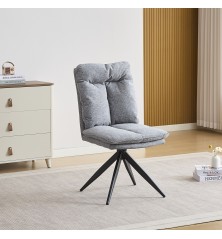 Silla mod. Shelton tap. beig y gris