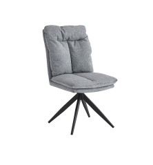SILLA  MOD.SHELTON TAP.  BEIG Y GRIS