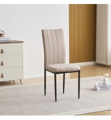 SILLA MOD.NOLAN TAP GRIS Y BEIGE