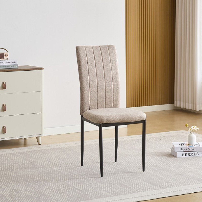 SILLA MOD.NOLAN TAP GRIS Y BEIGE
