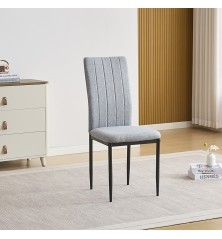 Silla mod. Nolan tap gris y beige
