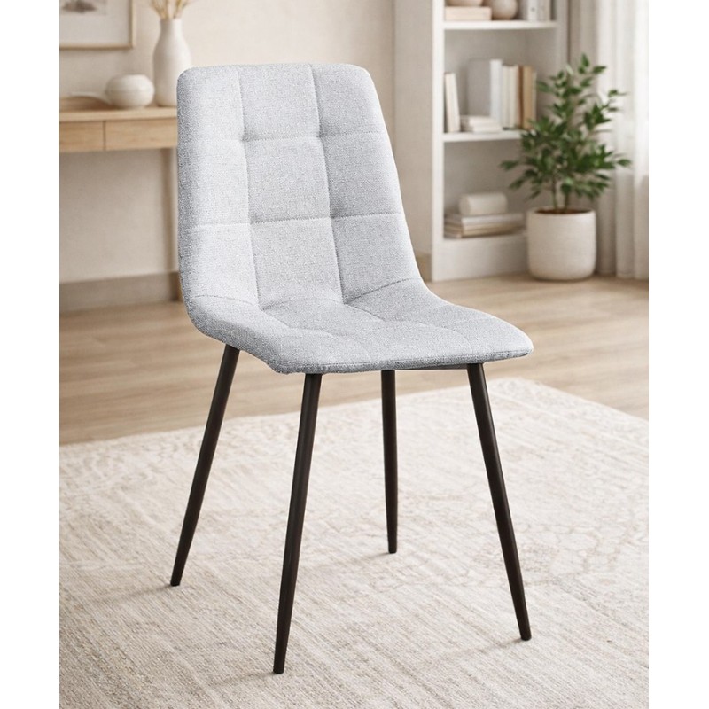 Silla mod. Fender tap. gris y beige