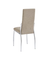 SILLA MOD KAORI  TAP. GRIS Y BEIGE
