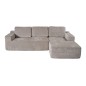 Shaiselongue dcha. (envasado al vacio) mod. Dulce beig y gris